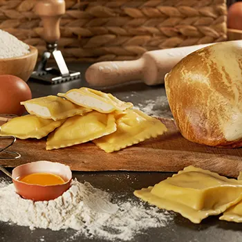 Raviolo Ricotta e Provola